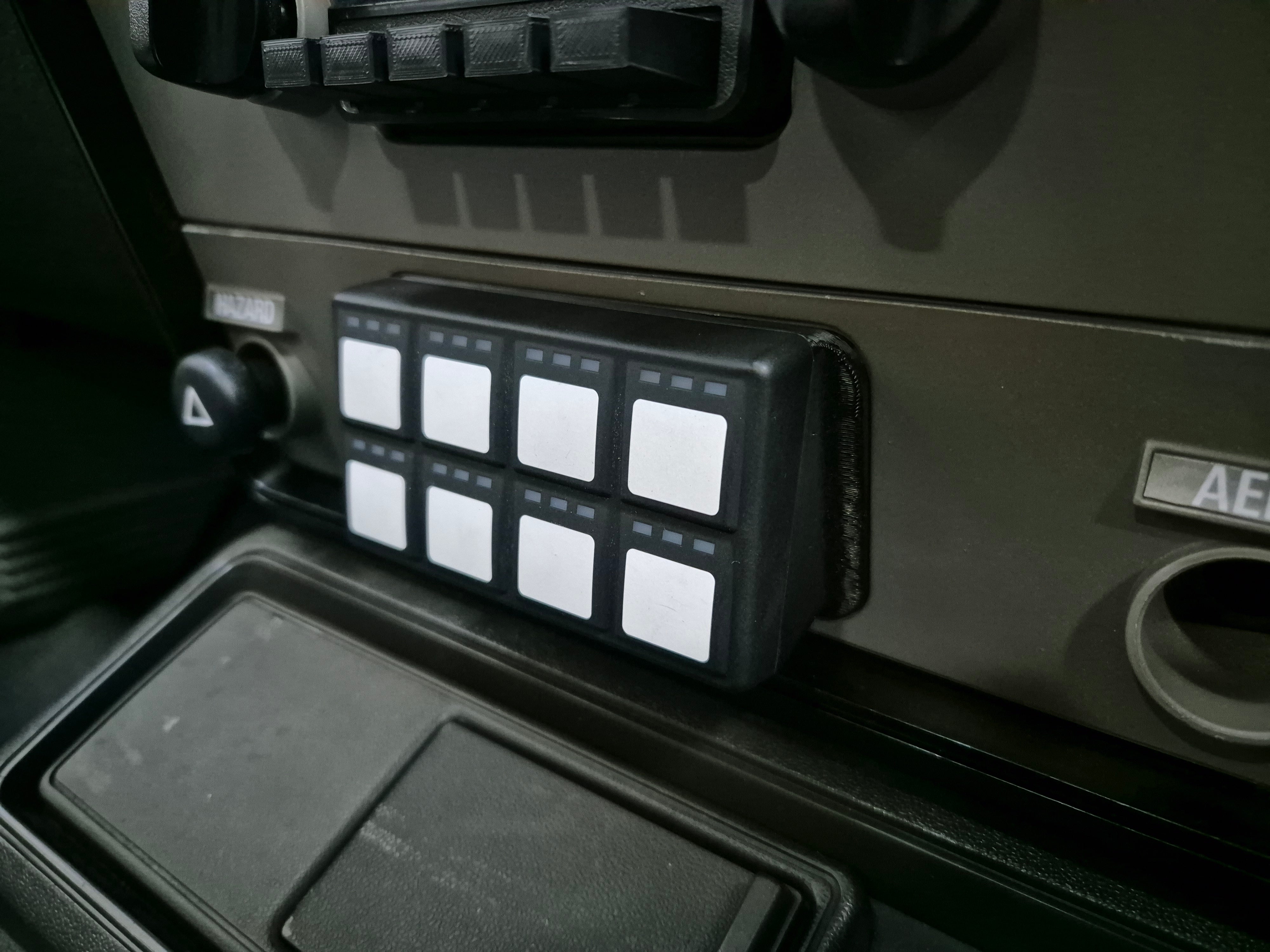 Ford XD XE Haltech CAN Keypad Mount (8 Button) – Subtle Engineering